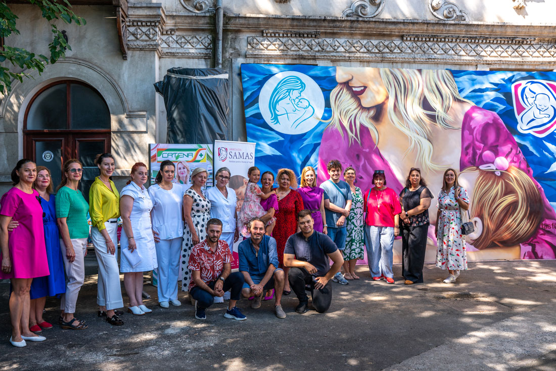 Pictură murală - Săptămâna Alăptării - 2025