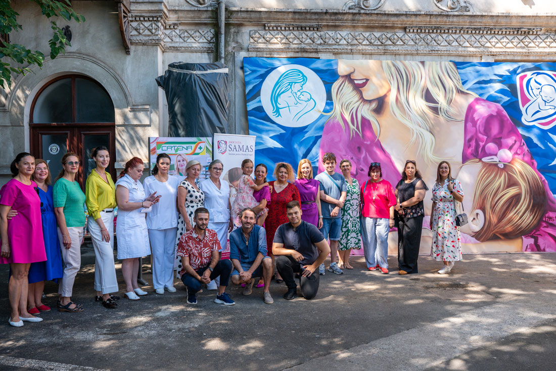 Pictură murală - Săptămâna Alăptării - 2025